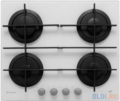 Варочная панель газовая Candy CVG 64 STGB белый