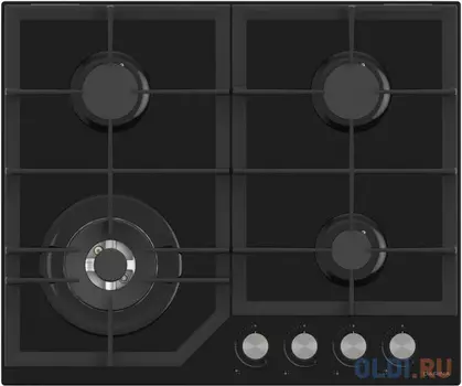 Варочная панель газовая Дарина ER4BGC34108B черный