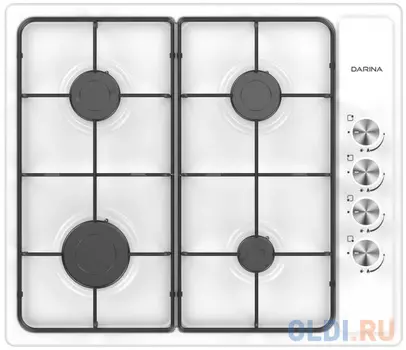 Варочная панель газовая Дарина T1 BGM341 11 W белый