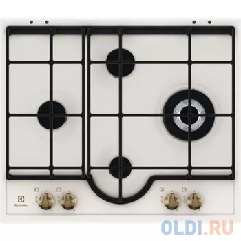 Варочная панель газовая Electrolux GPE363RBW белый