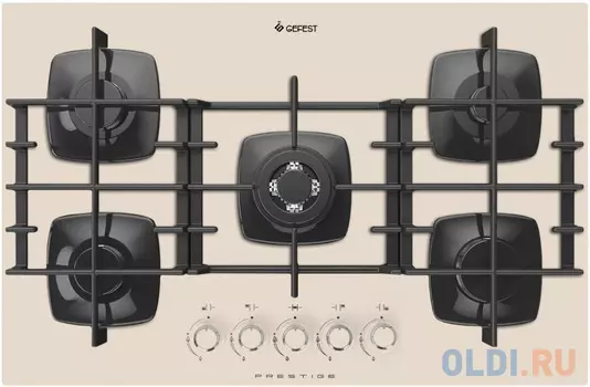 Варочная панель газовая Gefest СН 2340 В81 бежевый