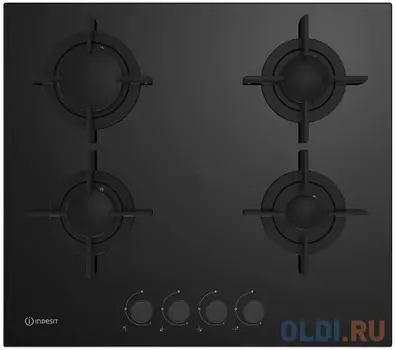 Варочная панель газовая Indesit INGT 61 IE/BK черный