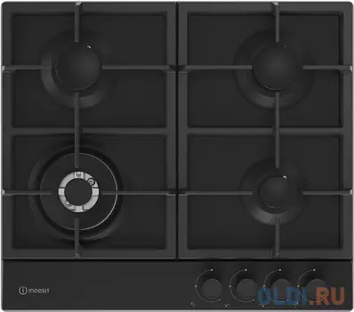 Варочная панель газовая Indesit THPM 642 WS/BL/I черный