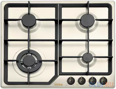 Варочная панель газовая Korting HG 630 CTSB бежевый