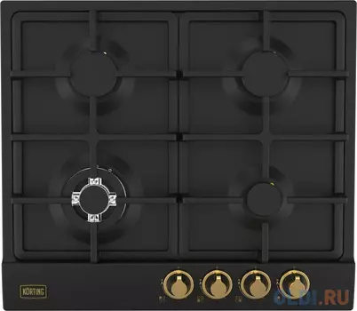 Варочная панель газовая Korting HG 661 CTGN черный