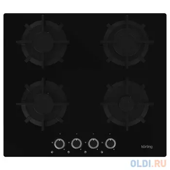 Варочная панель газовая Korting HGG 6420 CN черный