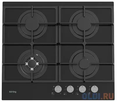 Варочная панель газовая Korting HGG 6722 CTN черный
