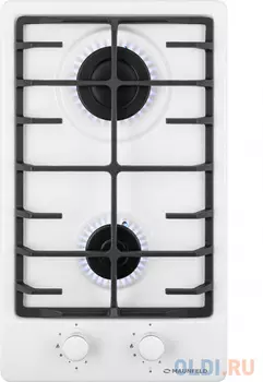 Варочная панель газовая Maunfeld EGHE.32.6CW/G белый