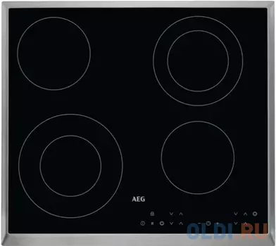 Варочная панель индукционная AEG HK634021XB черный/нержавеющая сталь