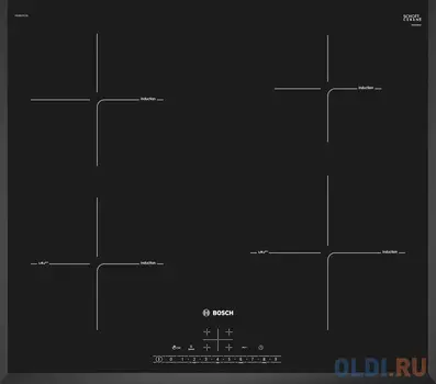 Варочная панель индукционная Bosch PIE651FC1E черный