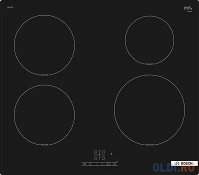 Варочная панель индукционная Bosch PUE61RBB6E черный