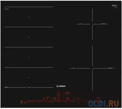 Варочная панель индукционная Bosch PXE601DC1E черный