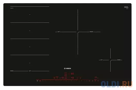 Варочная панель индукционная Bosch PXE801DC1E черный