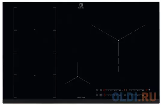 Варочная панель индукционная Electrolux EIV854 черный