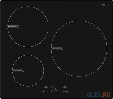Варочная панель индукционная Vestel VHI63151B черный