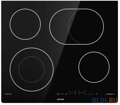 Варочная поверхность Gorenje ECT643SYB черный