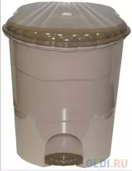 ВЕДРО ДЛЯ МУСОРА 11 Л С ПЕДАЛЬЮ (ЛАТТЕ/КАПУЧИНО) (1/8) "ВИОЛЕТ"