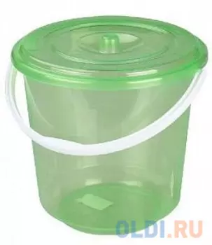 ВЕДРО ПЛАСТ. "ХОЗЯЮШКА" 10 Л С КРЫШКОЙ (1/10) "АЛЬТЕРНАТИВА" М1213
