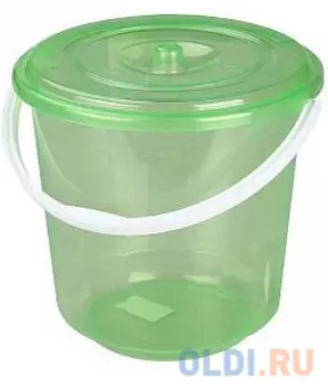 ВЕДРО ПЛАСТ. "ХОЗЯЮШКА" 7 Л С КРЫШКОЙ (1/10) "АЛЬТЕРНАТИВА" М1204