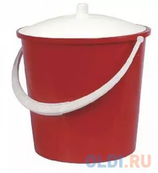 ВЕДРО ПЛАСТ. "КРЕПЫШ" 5 Л С КРЫШКОЙ (1/10) "АЛЬТЕРНАТИВА" К341