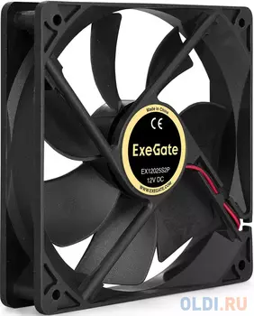 Вентилятор 12В DC ExeGate EX12025S2P (120x120x25 мм, Sleeve bearing (подшипник скольжения), 2pin (разъем 2.54), 1500RPM, 24dBA)
