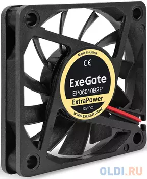 Вентилятор 60 х 60 мм Exegate EP06010B2P 2 pin 1шт