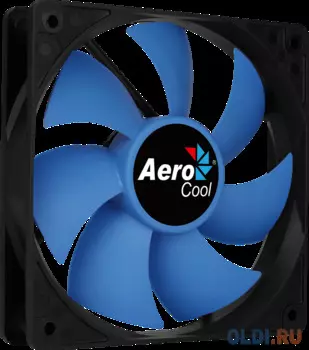Вентилятор Aerocool Force 12 Blue, 120x120x25мм, 1000 об./мин., разъем MOLEX 4-PIN + 3-PIN, 23.7 dBA