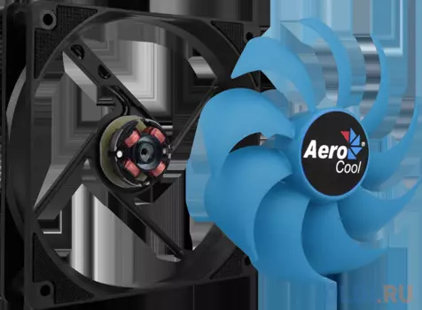 Вентилятор Aerocool Motion 12 Plus , 120x120x25мм, 1200 об/мин, Molex 4-pin + 3-pin, 29.8 CFM, 22.1 дБА, съемная крыльчатка, гидравлический подшипник