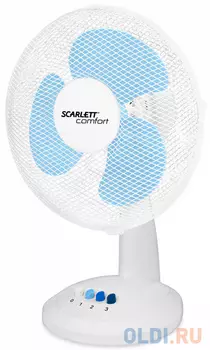 Вентилятор настольный Scarlett SC-DF111S07 38 Вт белый