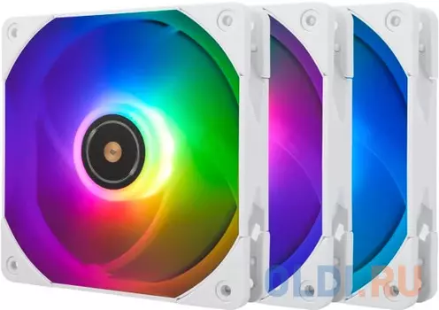 Вентилятор Thermalright TL-E12W-S x3, 120x120x25.6 мм, 1850 об/мин, 28 дБА, PWM, ARGB подсветка, 3 шт в упаковке