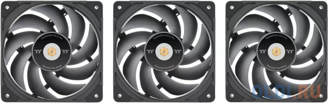 Вентилятор Thermaltake Toughfan EX12 Pro 120x120x25mm черный 4-pin 22.6-29.8dB Ret