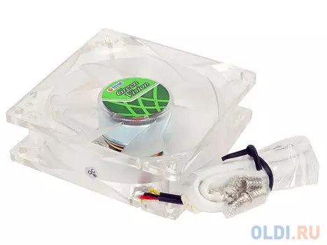 Вентилятор TITAN TFD-8025GT12Z(RB)/V2 , 80x80x25мм, 1400 ± 10%RPM, < 15.1 dBA, 3-PIN