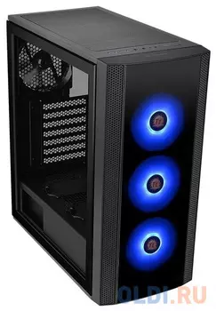 Versa J25 TG/Black/Win/SPCC/Tempered Glass*1/120mm RGB Fans*3 + 120mm Standard Fan*1/MB Sync