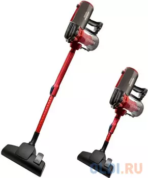 Вертикальный пылесос GINZZU VS118 сухая уборка красный