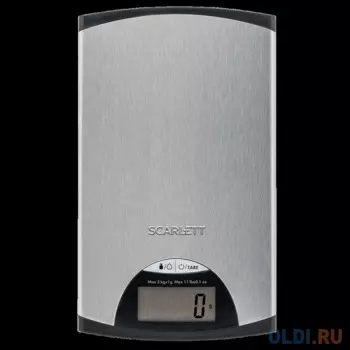 Весы кухонные Scarlett SC-KS57P97 серебристый чёрный