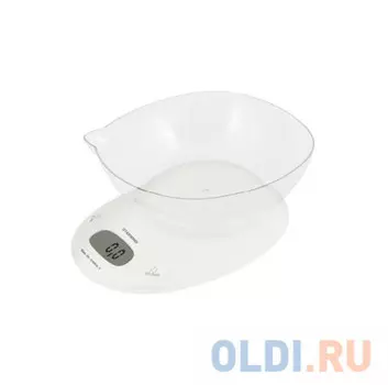 Весы кухонные электронные Starwind SSK4171 макс.вес:5кг белый