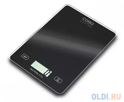Весы кухонные CASO Kitchen scale Slim чёрный