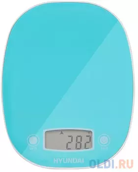 Весы кухонные Hyundai HYS-KA511 бирюзовый