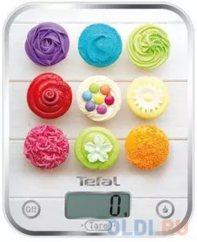 Весы кухонные Tefal BC5122V1 белый рисунок
