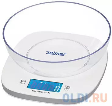 Весы кухонные Zelmer ZKS1450 SYMBIO белый
