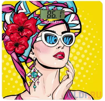 Весы напольные электронные Scarlett SC-BS33E068 макс.180кг рисунок