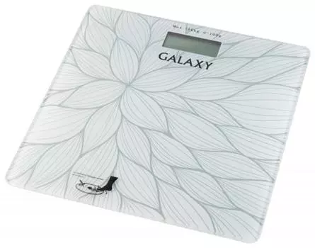Весы напольные Galaxy GL4807 белый рисунок