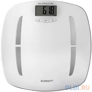 Весы напольные Scarlett SC-BS33ED80 белый