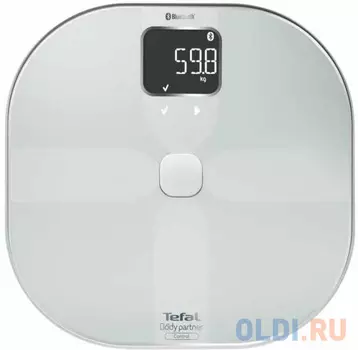 Весы напольные Tefal Body Partner Control BM9541 серебристый