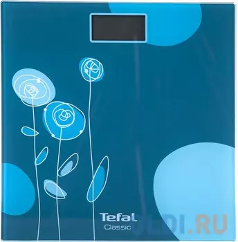 Весы напольные Tefal PP1148V0 синий голубой рисунок 2100101969