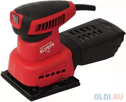 Виброшлифовальная машина ELITECH МШВ 0211,220Вт,100х110мм,15000об\\м,ампл-2.0мм,1.5кг,кор,п\\сборник HEPA,зажим\\липучка,дырокол