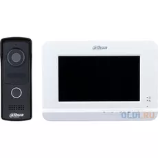 Видеодомофон Dahua DHI-VTK-VTO2010D-VTH2020DW белый