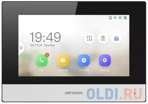 Видеодомофон Hikvision DS-KH6320-WTDE1 белый