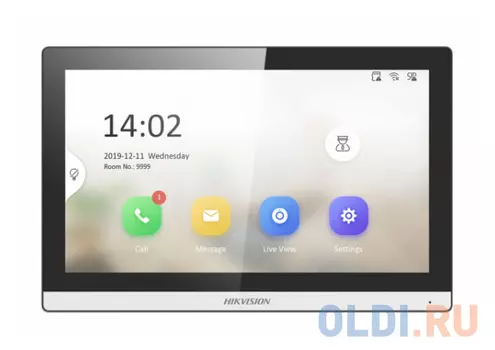 Видеодомофон Hikvision DS-KH6350-TE1 белый