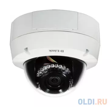 Видеокамера IP D-Link DCS-6513/A1A 3 Мп внешняя купольная антивандальная сетевая Full HD-камера, день/ночь, с ИК-подсветкой до 20 м, PoE, вариофокальн